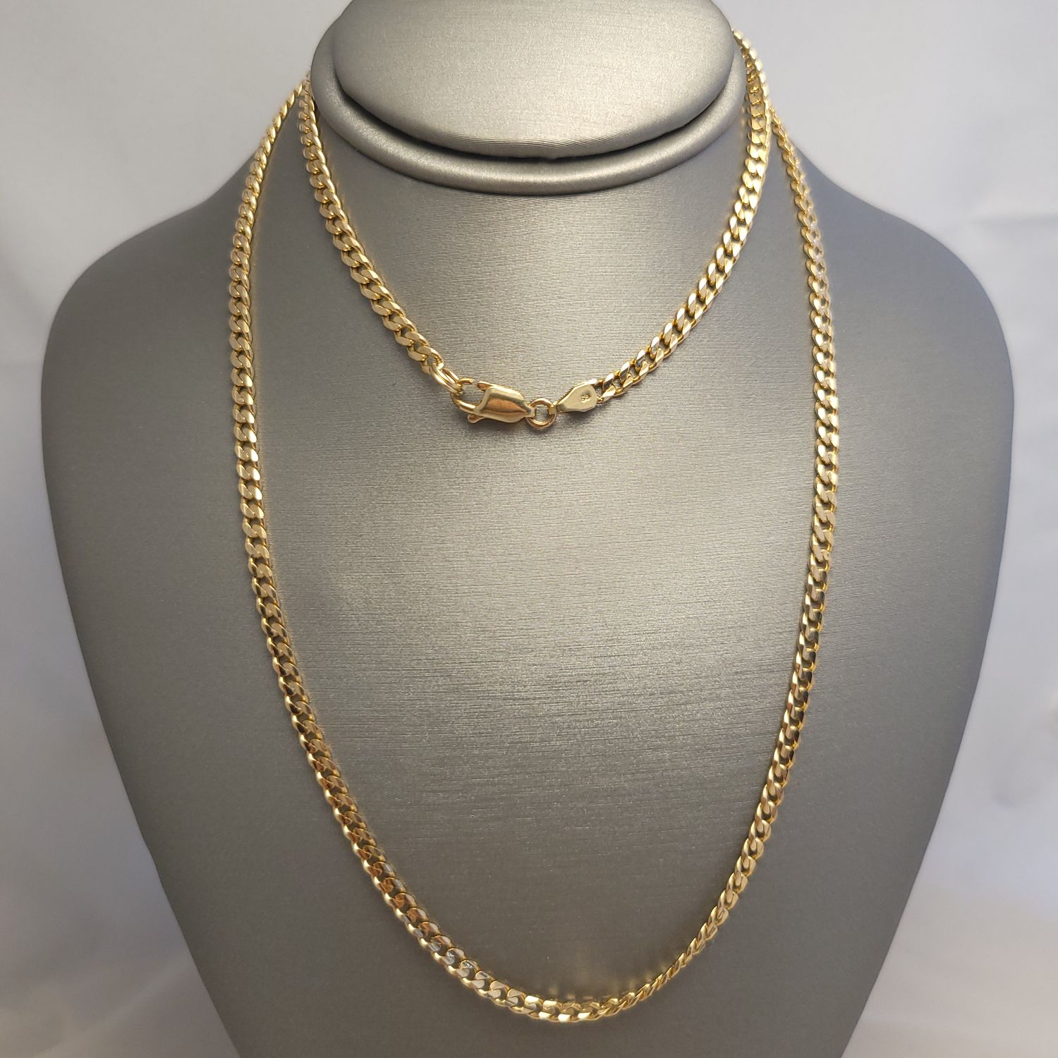 14K YG Concave Curb Chain (22" | 10.1g)