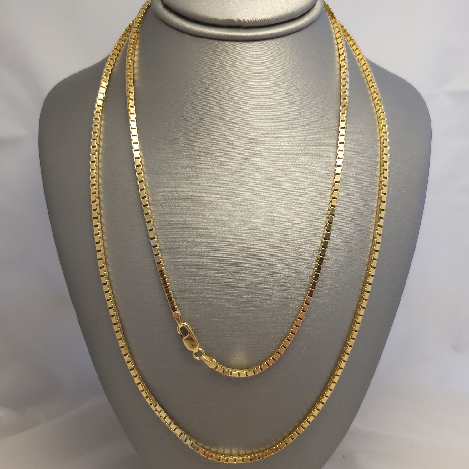 14K YG Box Link Chain (30" | 21g)