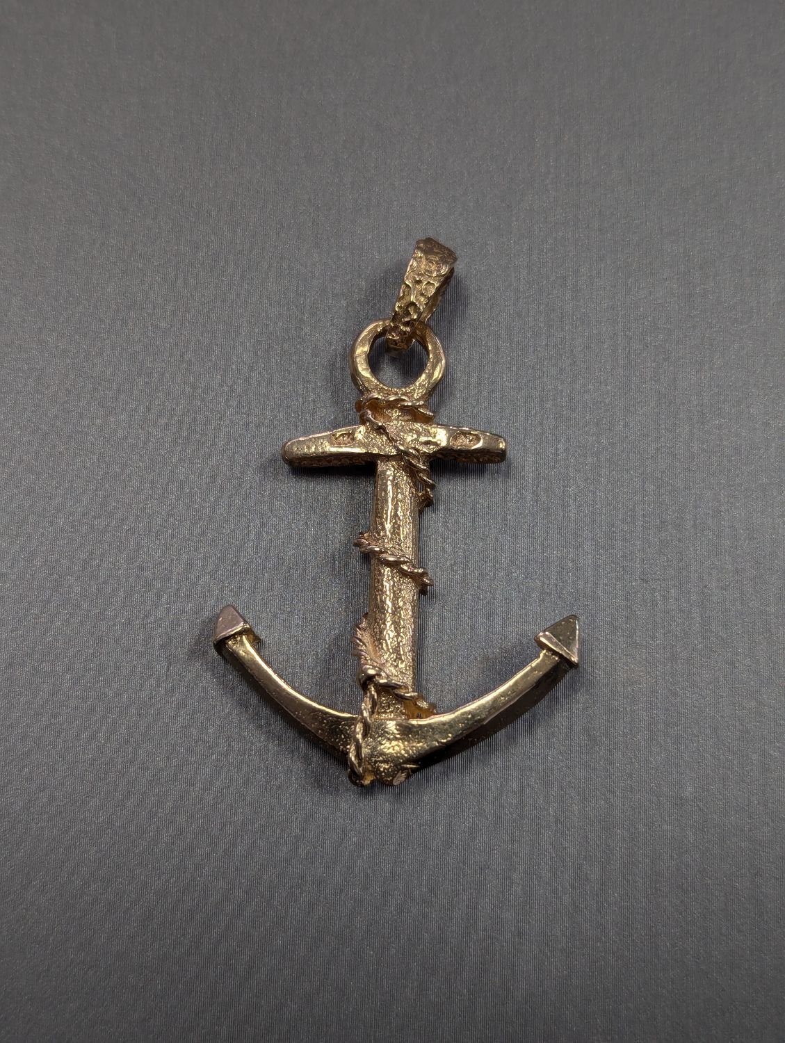 14K YG Anchor Pendant (9.8g)