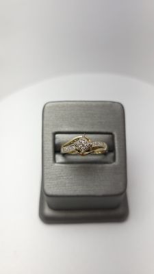10K Fancy "Love" Diamond Ring (Size 7 | 2.3g)