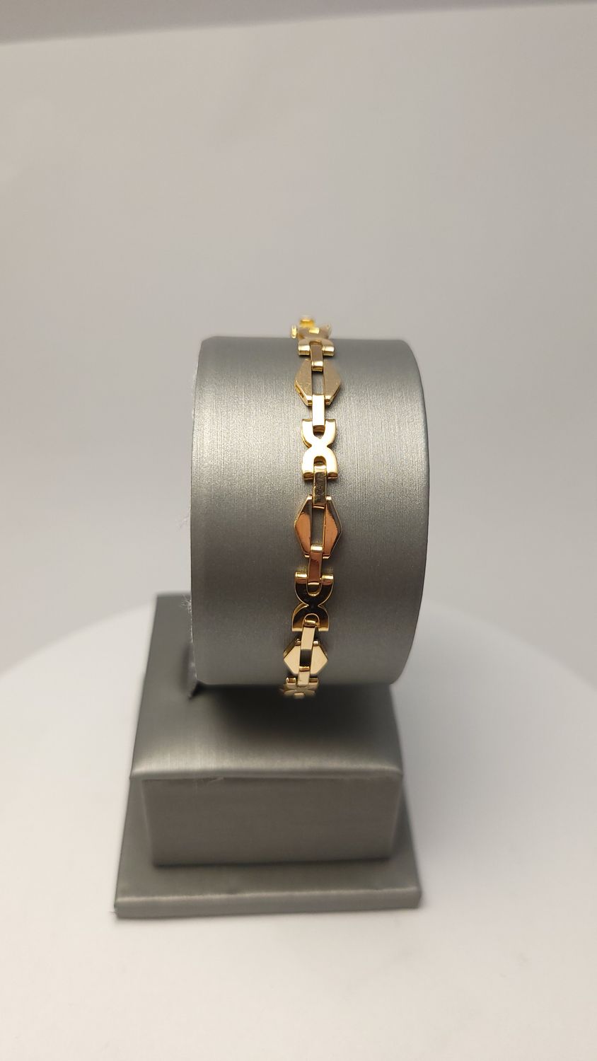 14K Rose Gold XO Bracelet (7" | 7.2g)