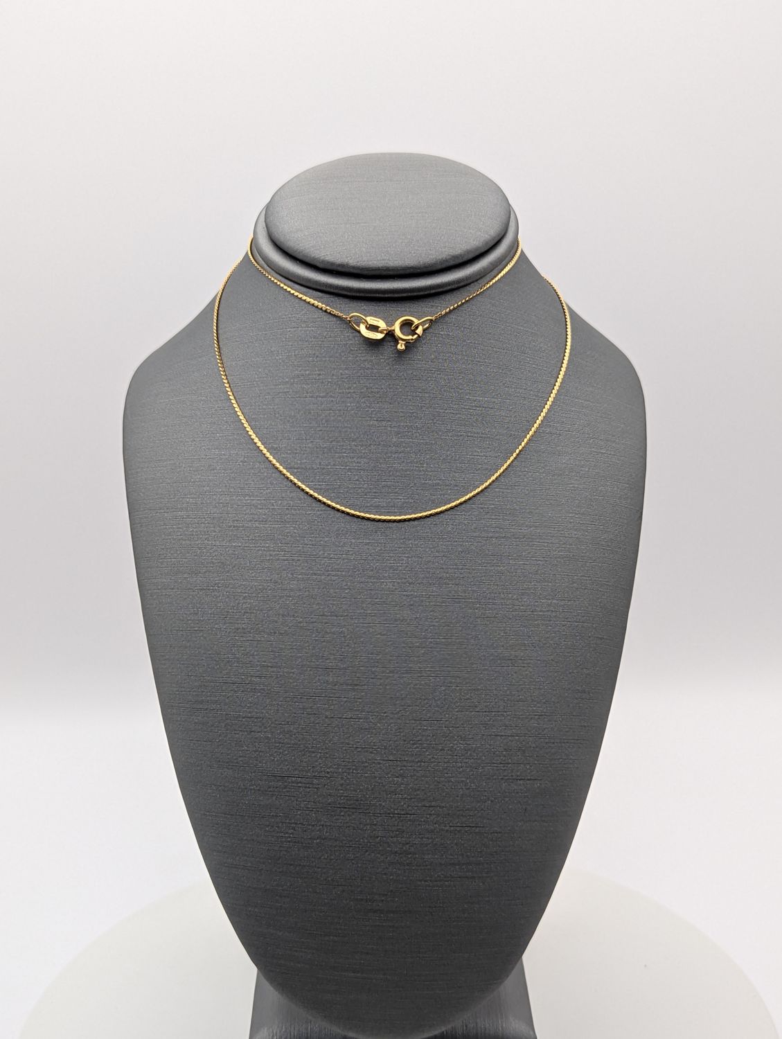 14K YG Serpentine Choker Necklace (1.3g | 14")