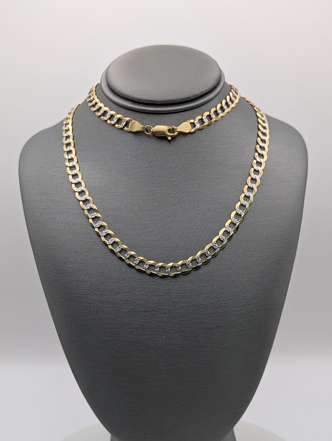 14K Dia-Cut Curb Chain (22" | 18.5g)