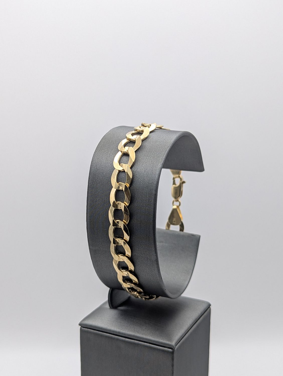14K YG Curb Bracelet (8.5" | 18g)