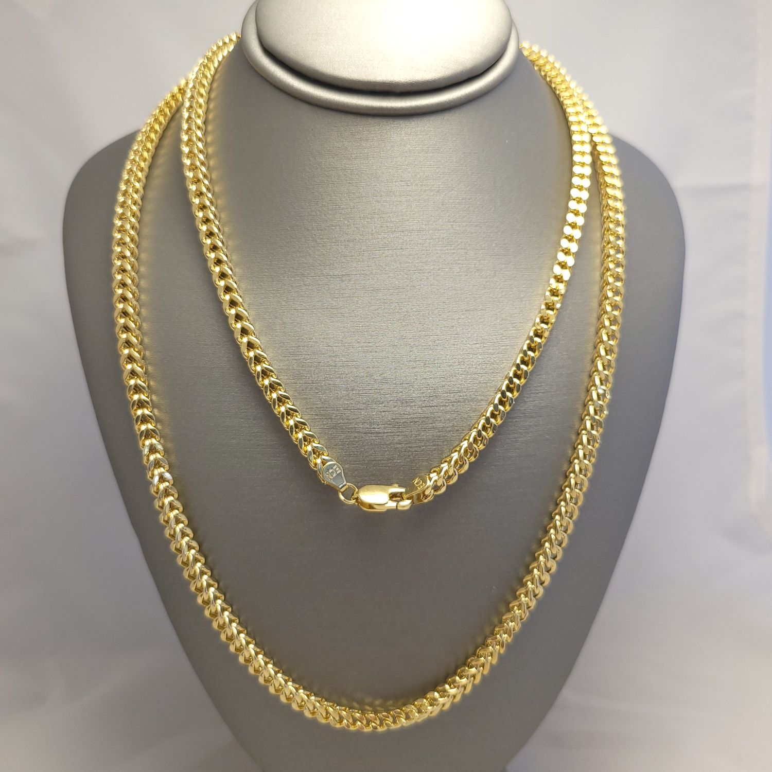14K YG Hollow Foxtail Chain (29" | 23.2g)