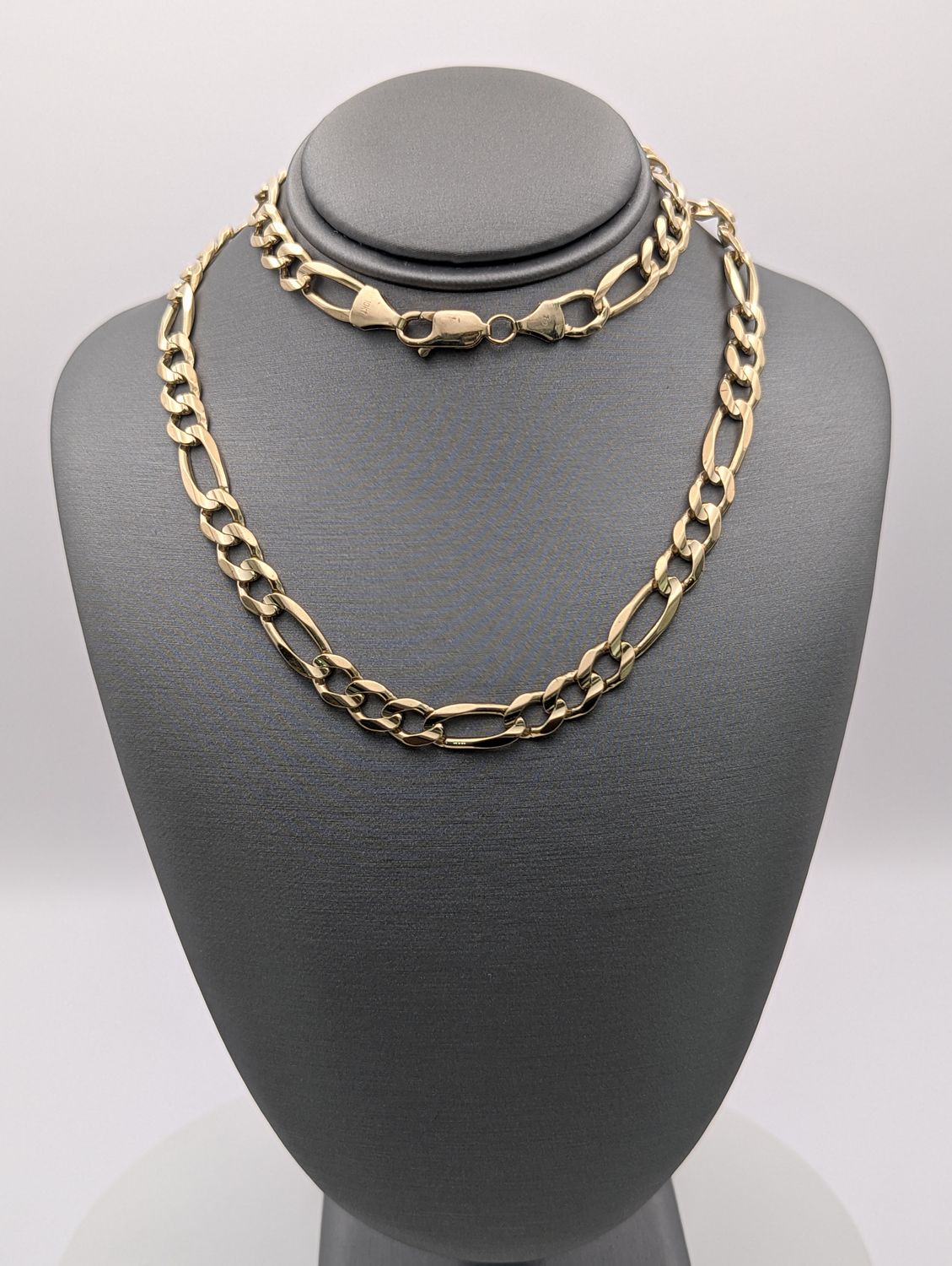 10K YG Figaro Chain (27.9g | 20")