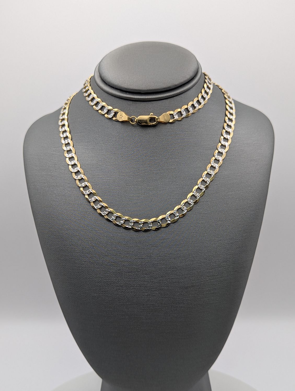 14K Dia-Cut Curb Chain (22" | 17.5g)