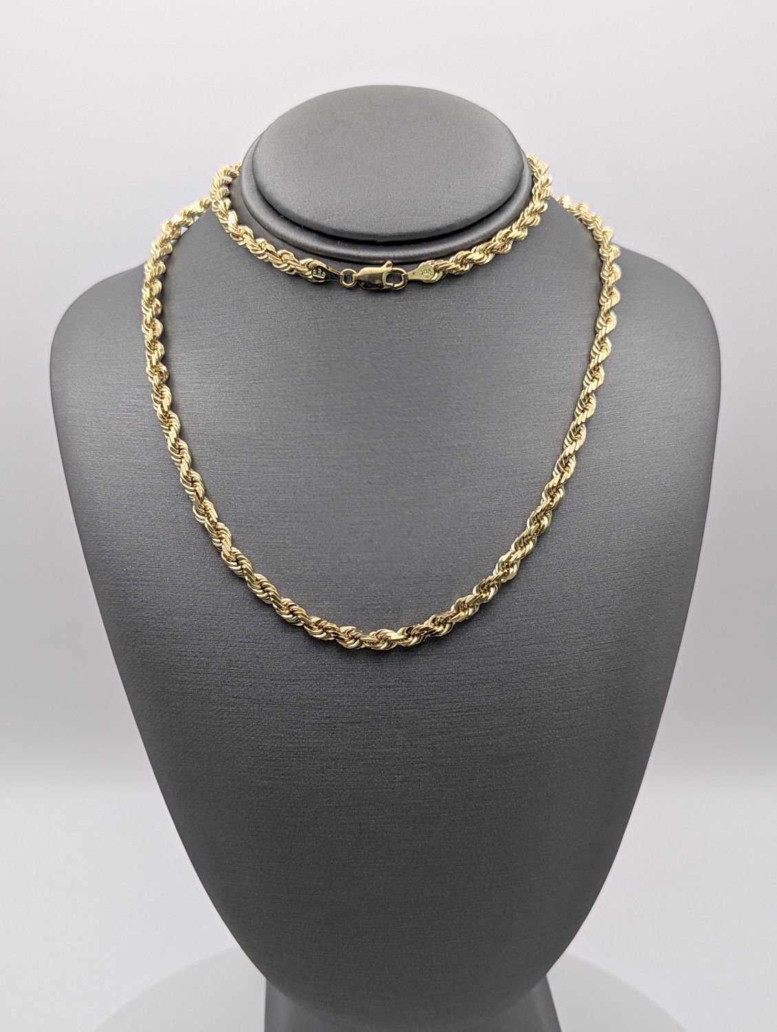 14K YG Solid Rope Chain (22" | 26.2g)