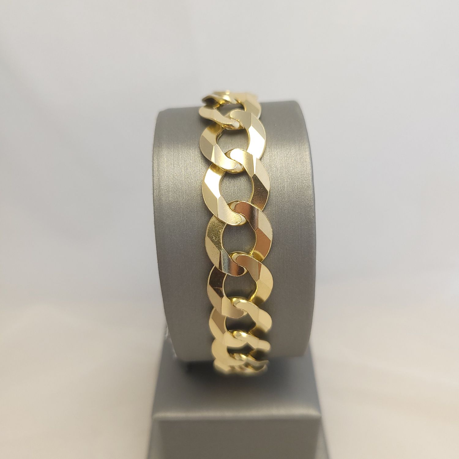 14K YG Curb Bracelet (8" | 28.8g)