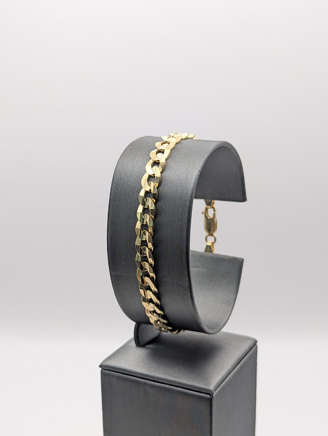 14K YG Curb Bracelet (8" | 15.8g)