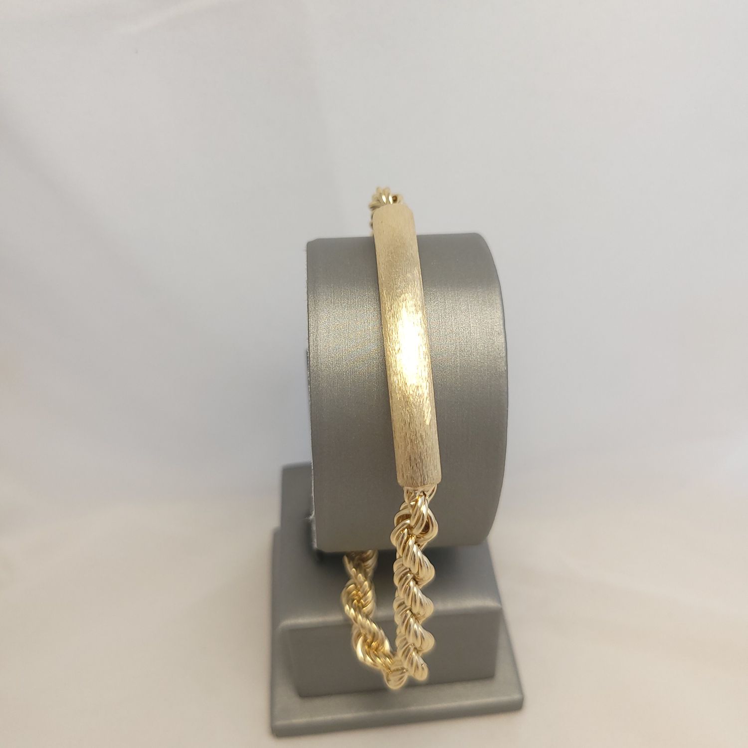 14K YG Round ID Rope Bracelet (9" | 17.5g)