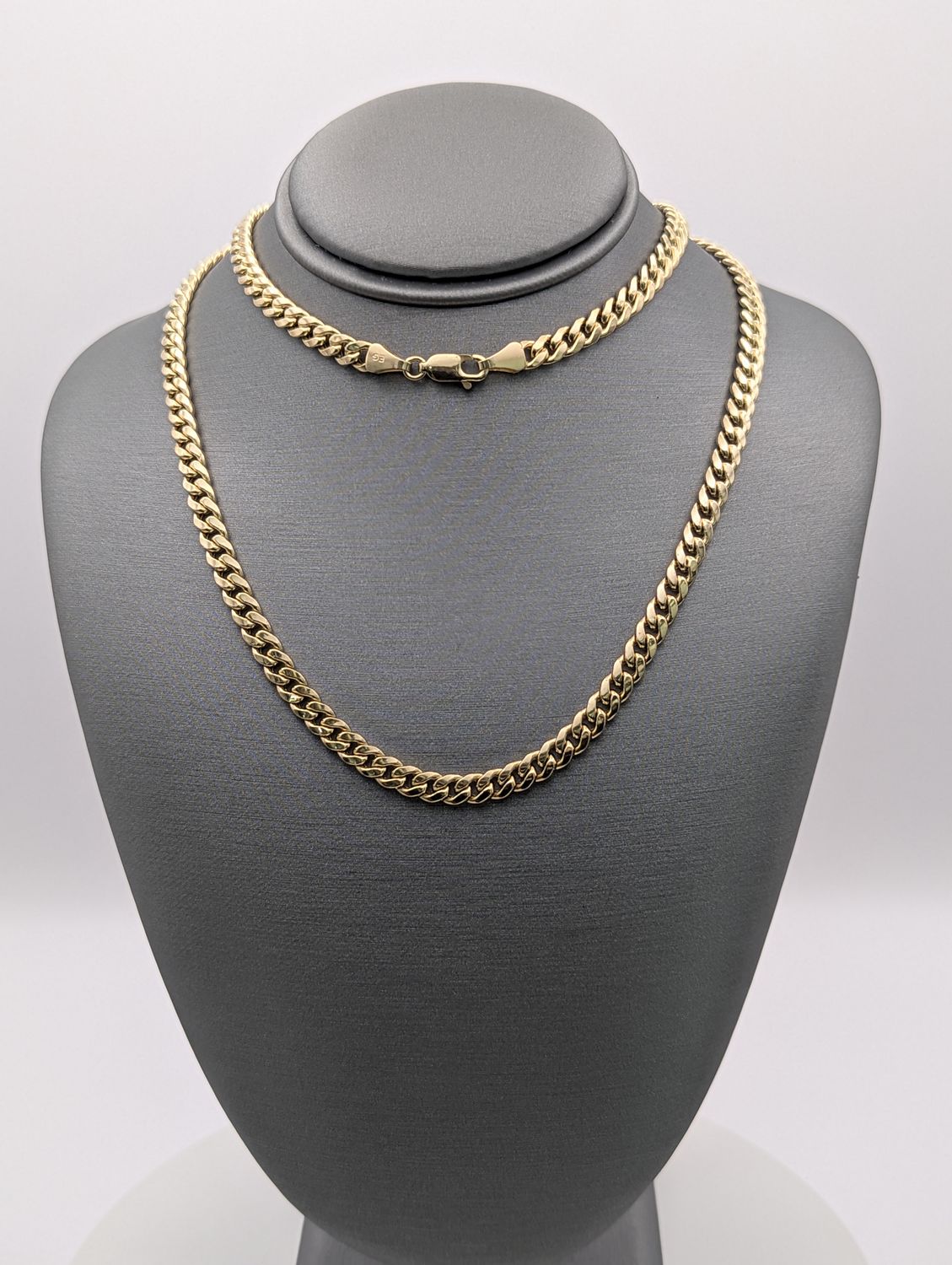 14K YG Hollow Miami Cuban Chain (26" | 15.3g)