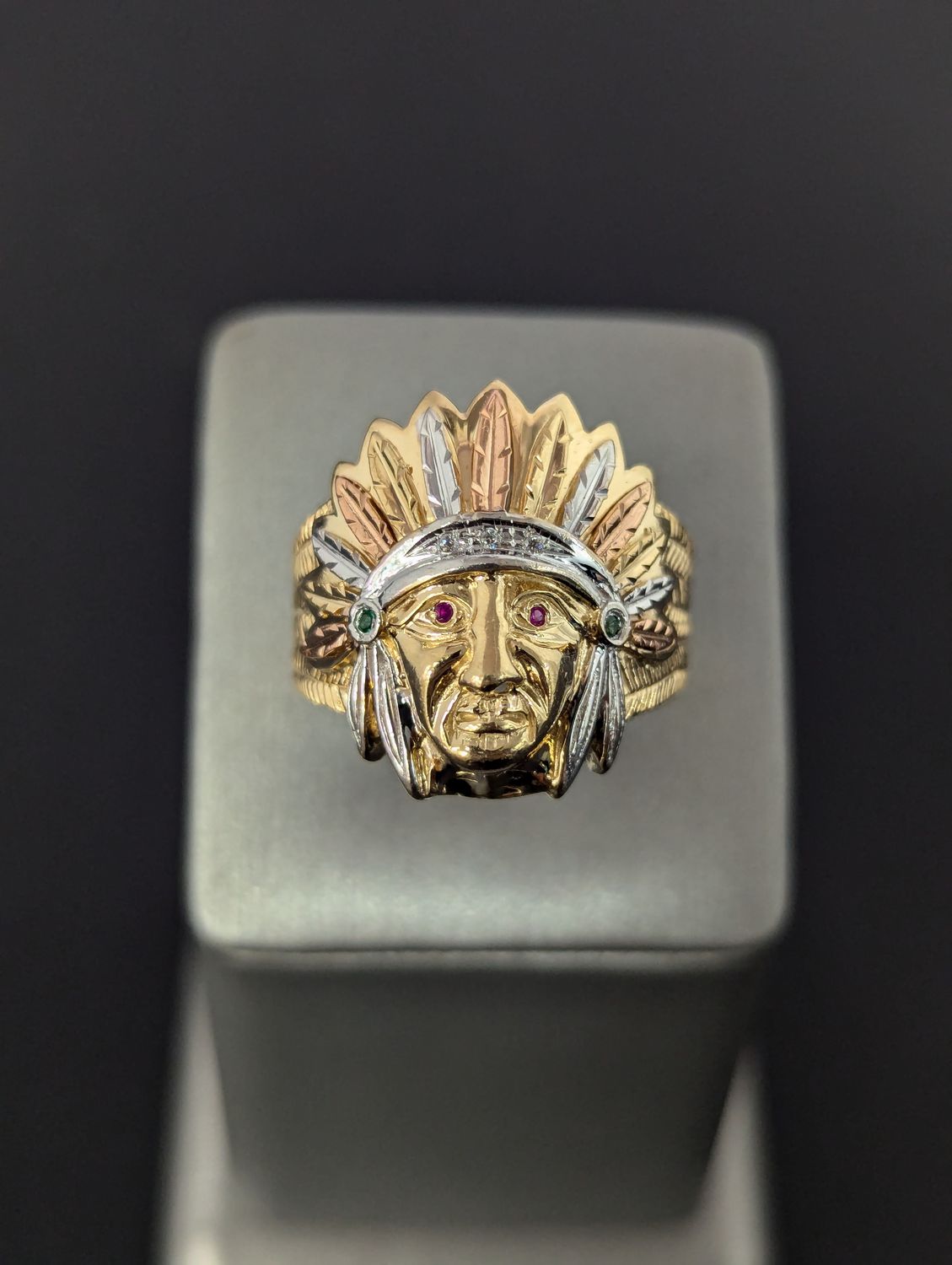 14K Tri Color Indian Head (S10 | 11.4g)