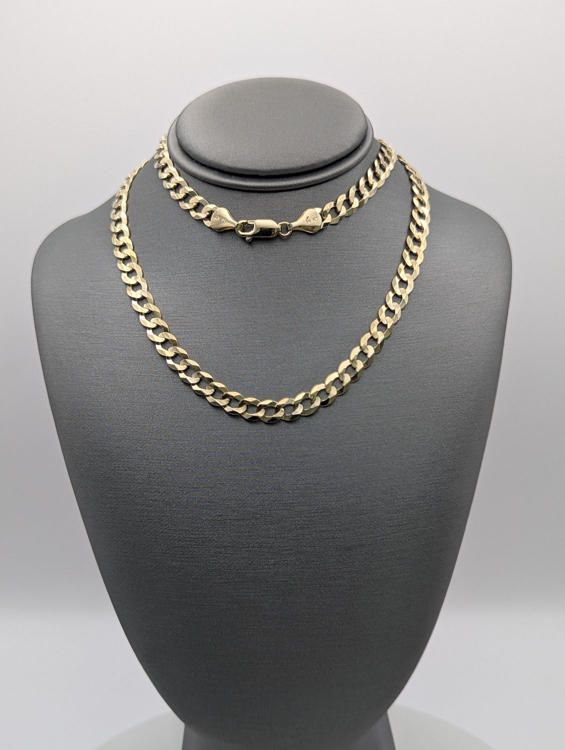 14K YG Lightweight Flat Cuban Chain ( 16.3g | 20")