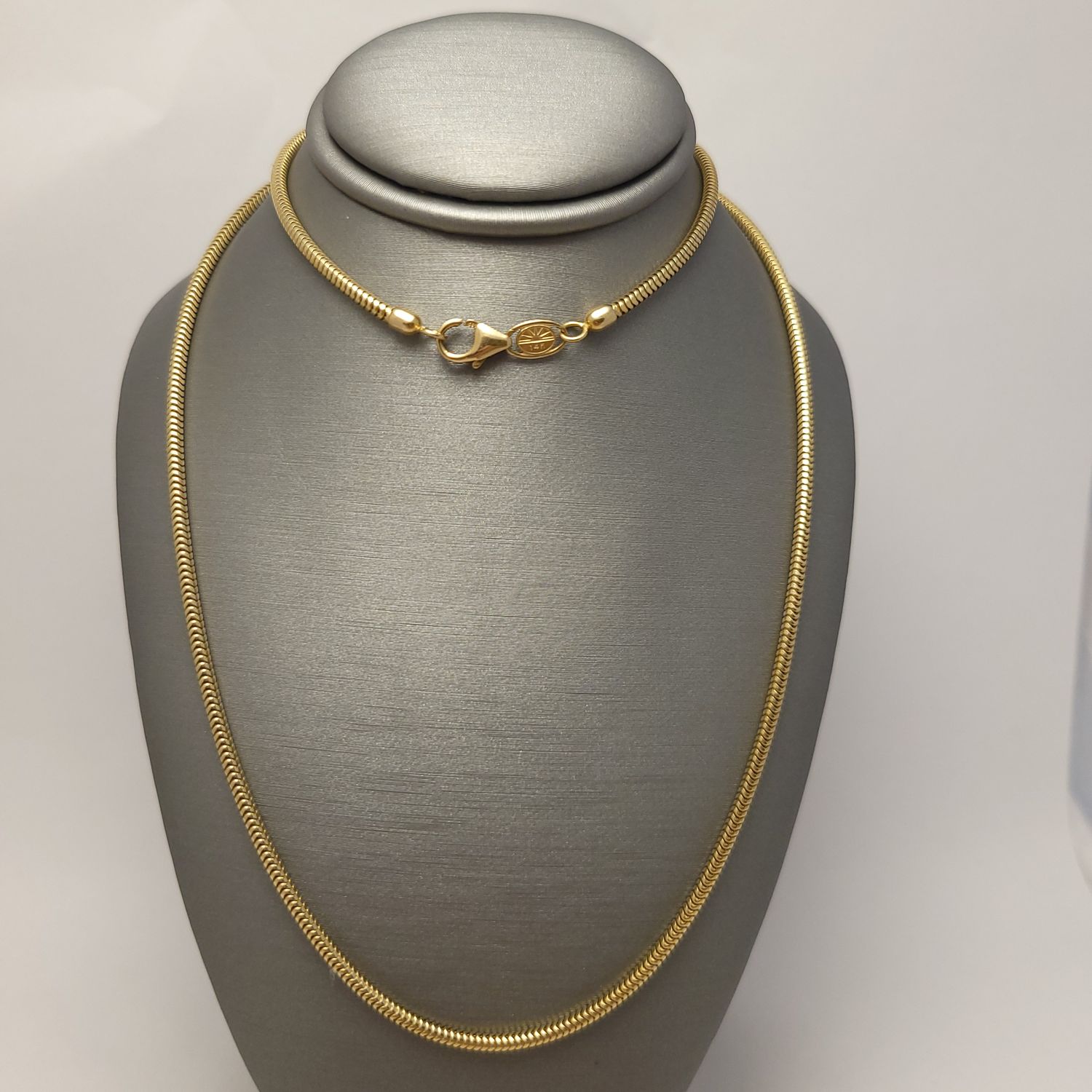 14K YG Snake Link Necklace (8.1g | 18")