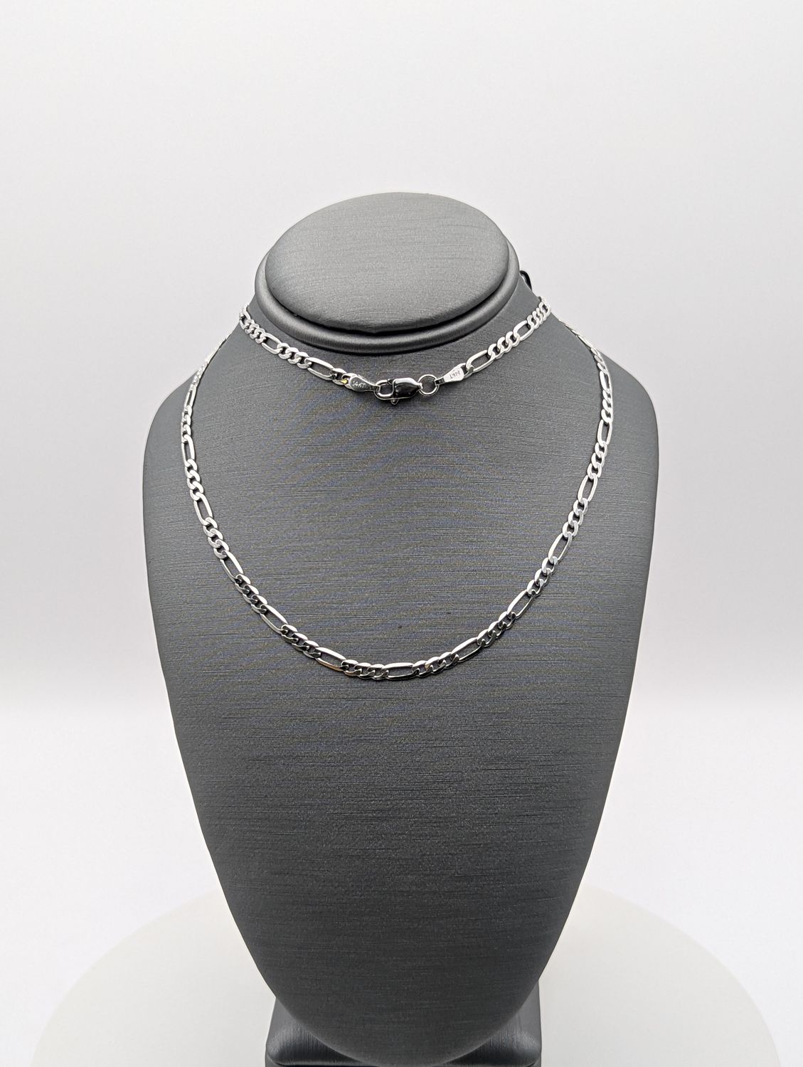 14K WG Figaro Link Chain (4.8g | 17")
