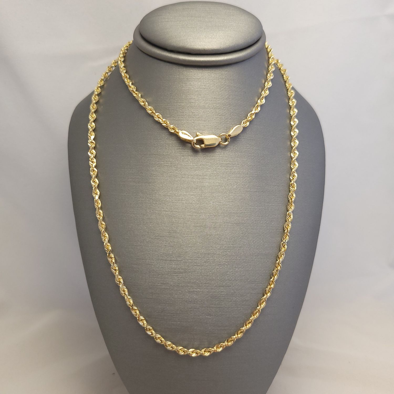 14K YG Solid Rope Chain (20" | 7.9g)