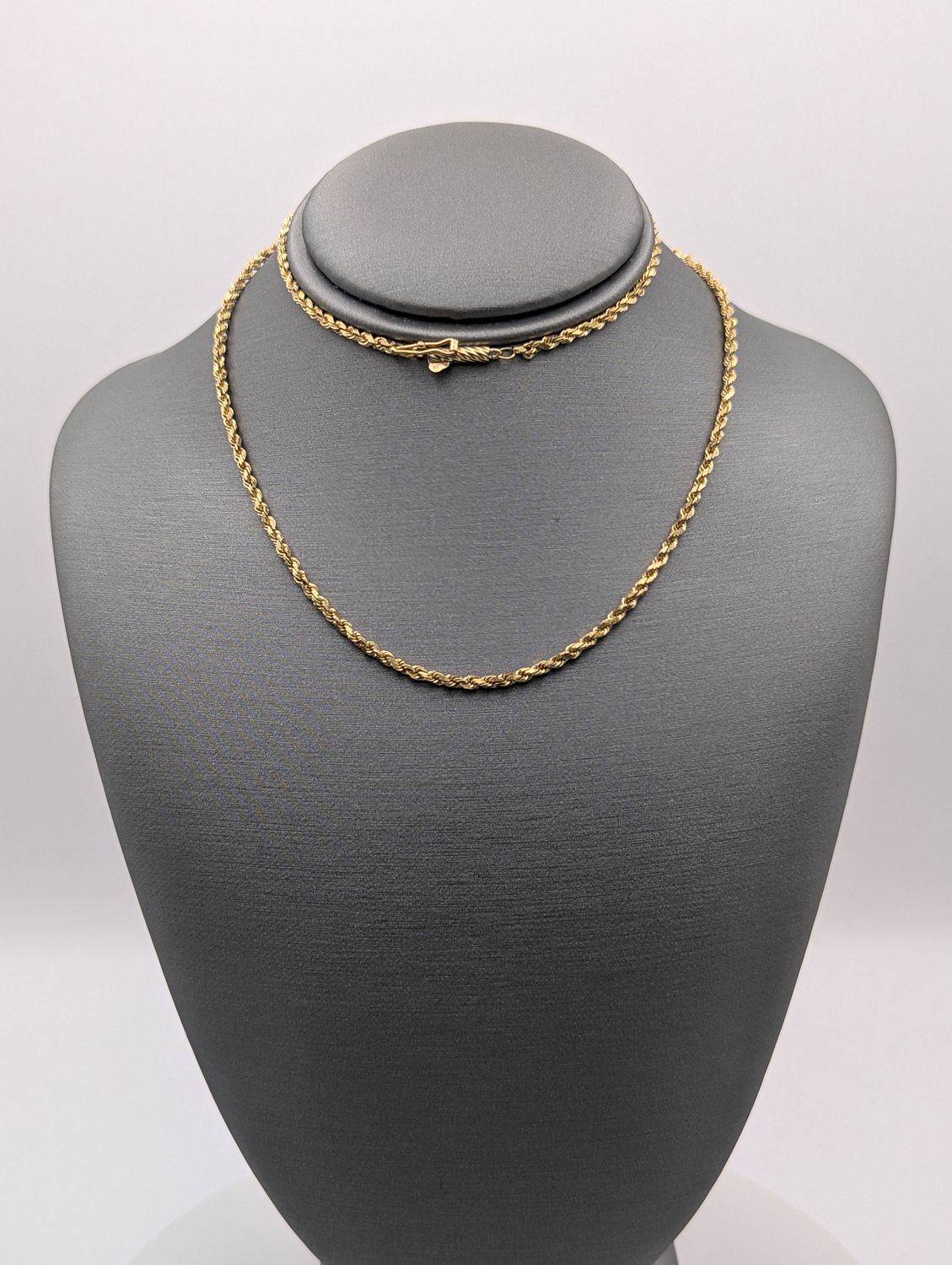 14K YG Solid Rope Chain (18" | 7.3g)