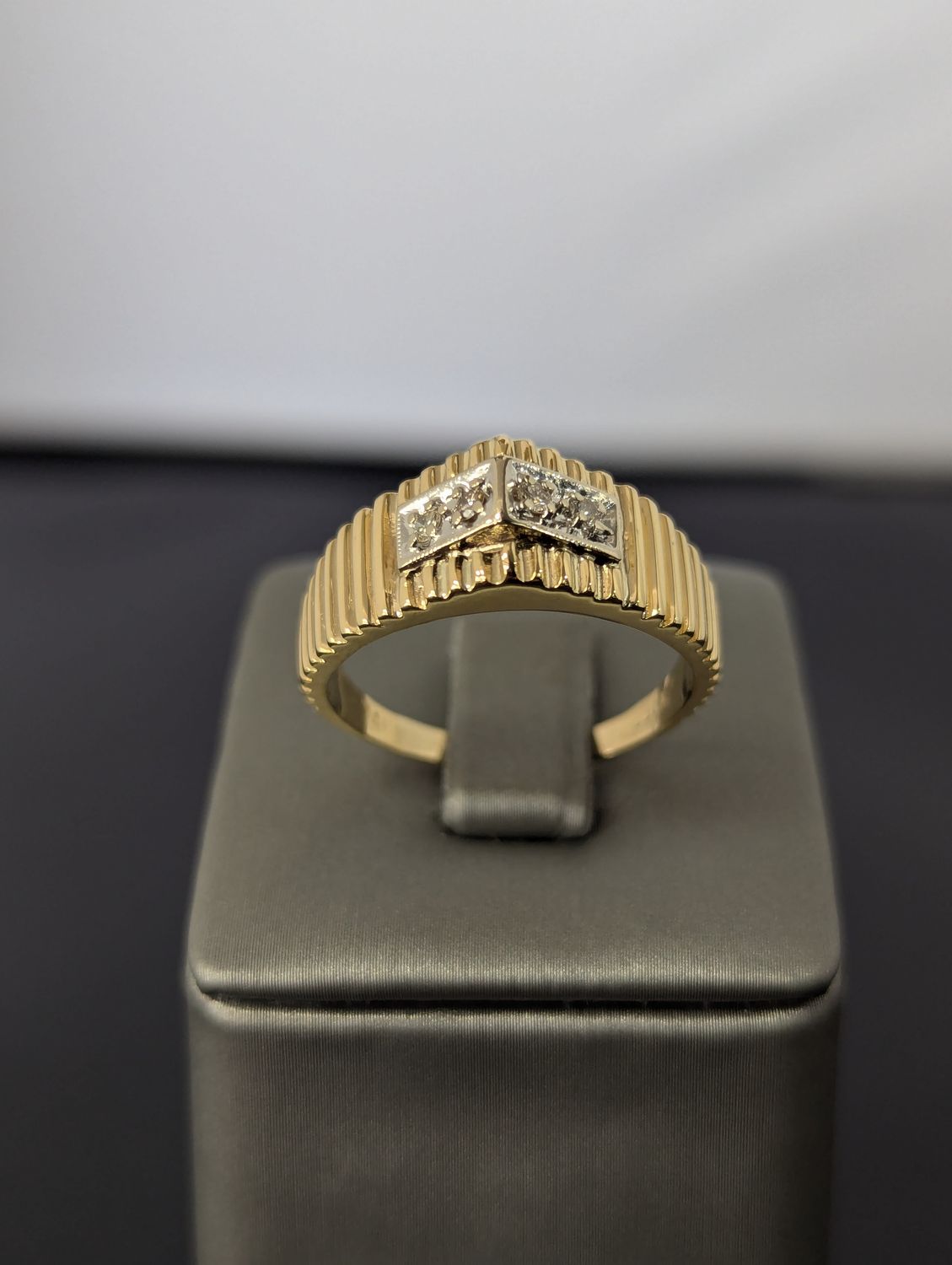 14K YG CZ RIng (S10.5 | 6.3g)