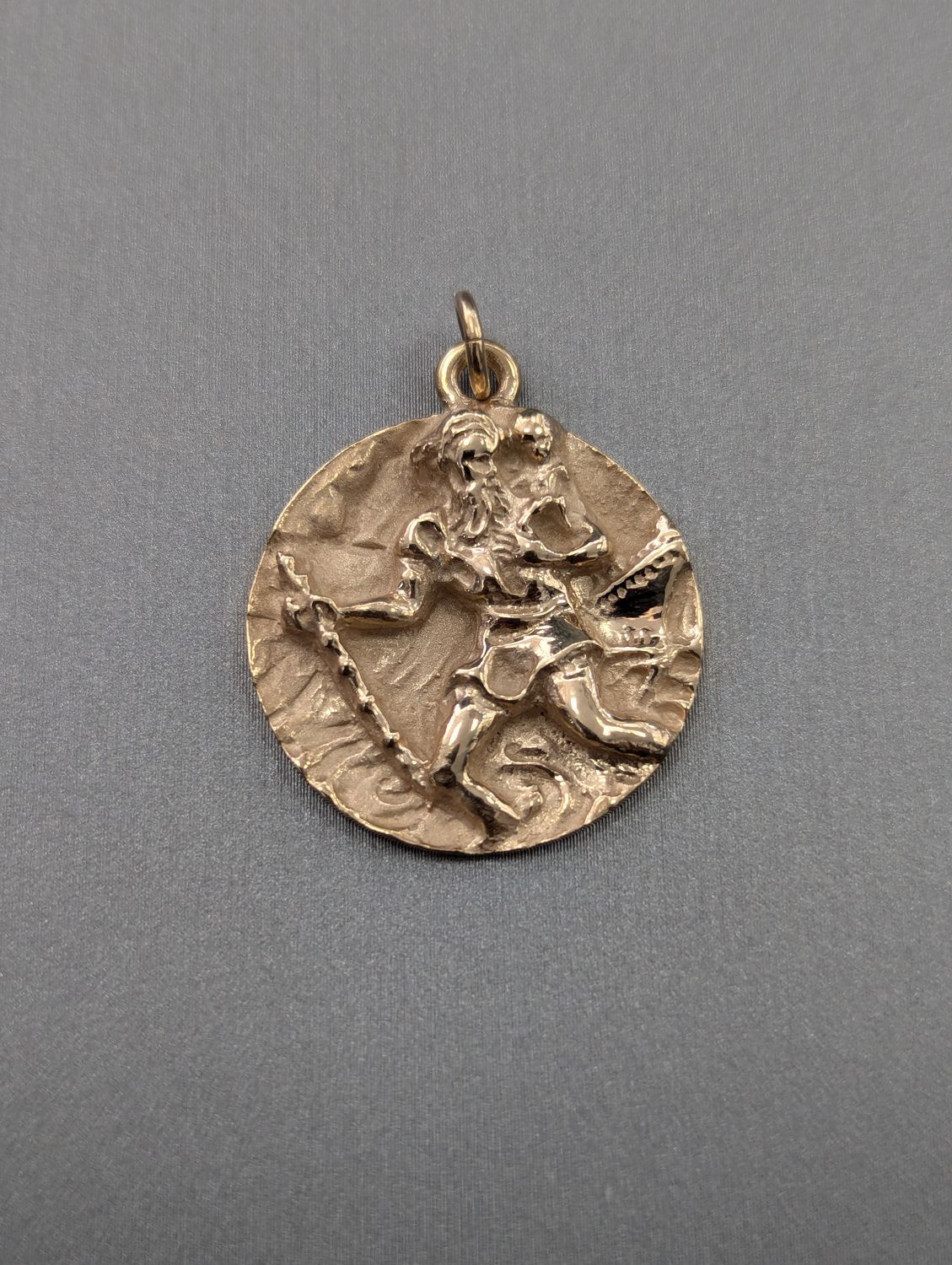 14K YG Saint Cristopher Pendant (9.2g)