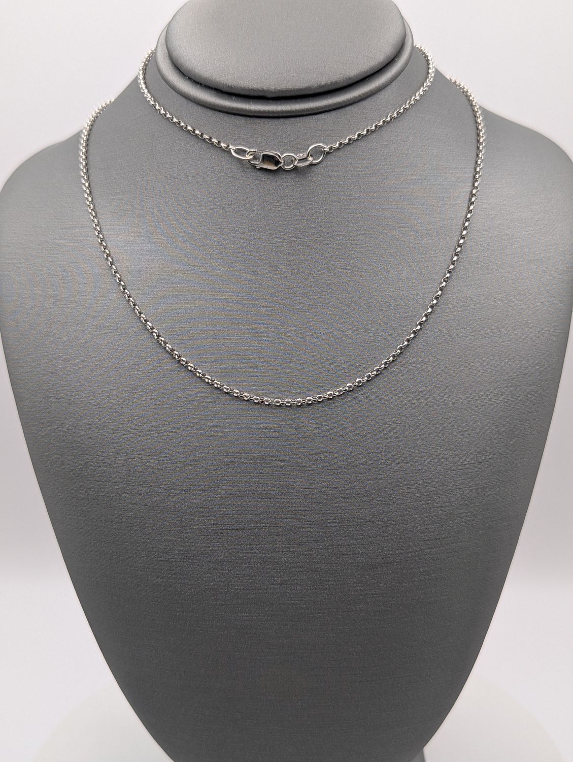 14K WG Rolo Link Necklace (3.1g | 20")