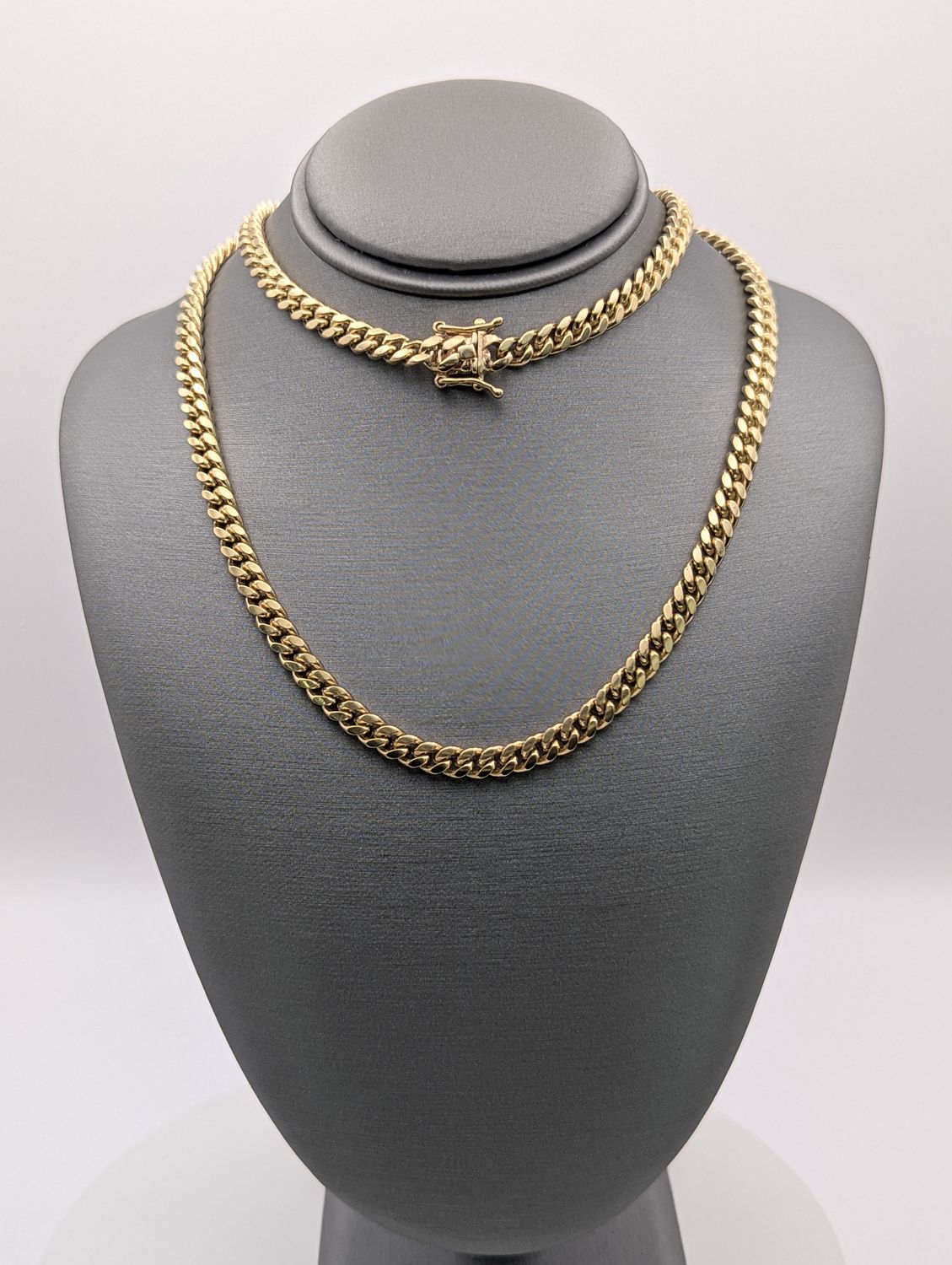 14K YG Solid Miami Cuban Chain (28" | 57.1g)