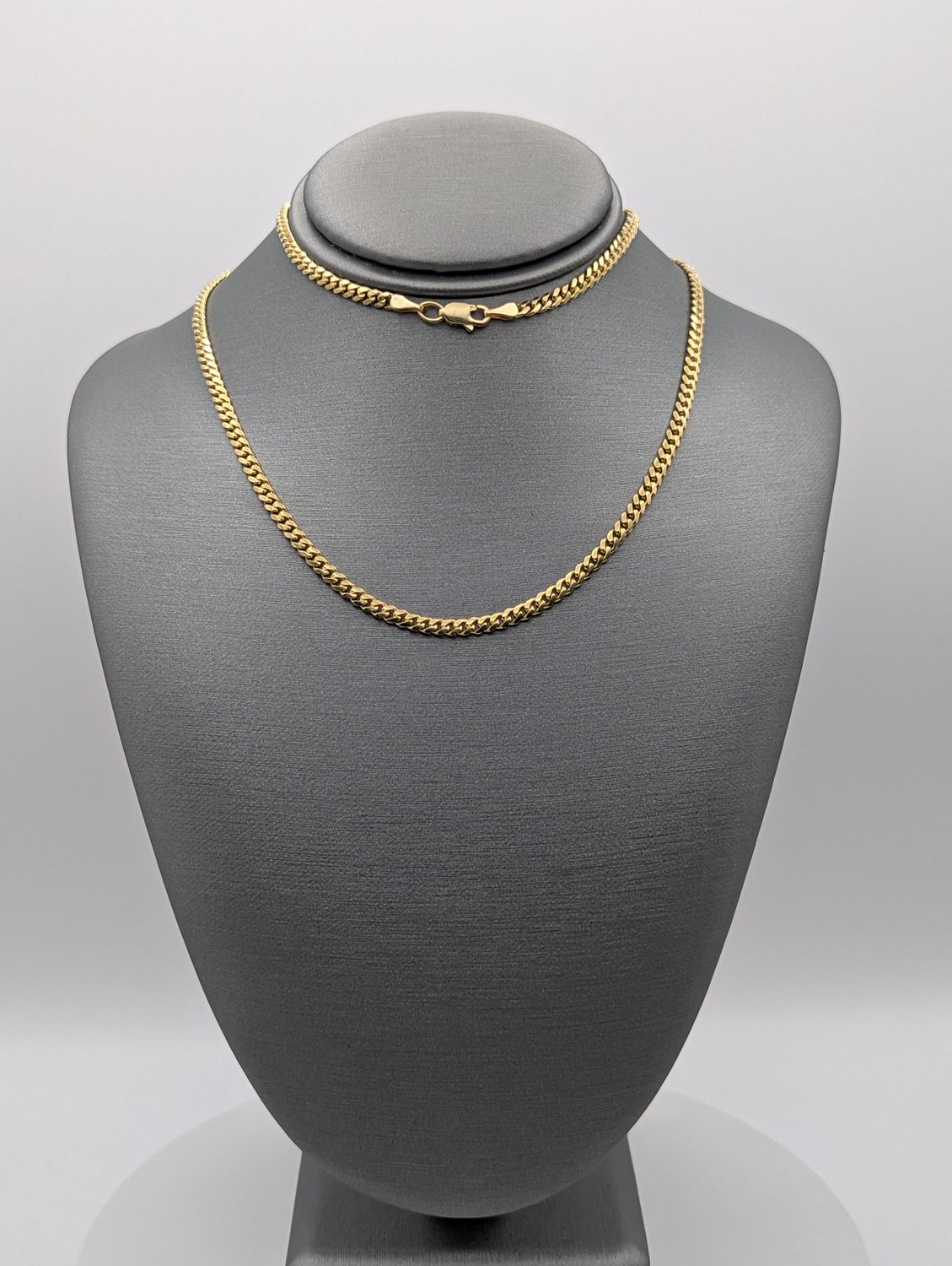 14K YG Solid Miami Cuban Chain (24" | 12.1g)