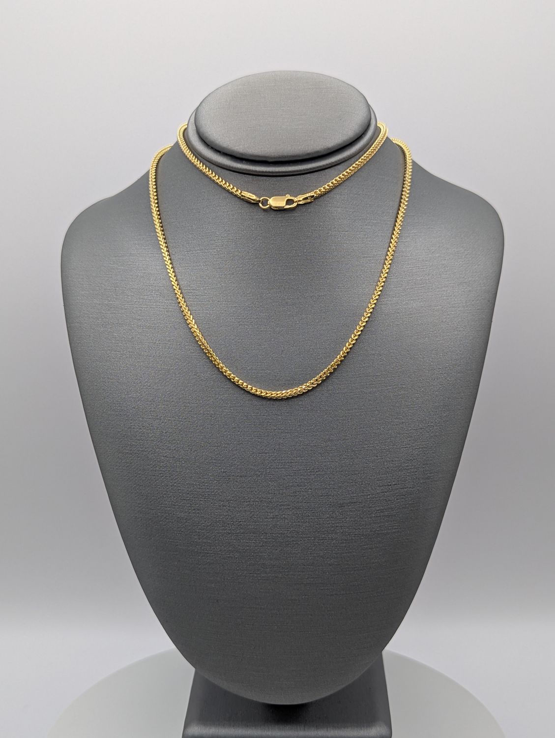 14K YG Solid Foxtail Chain (20" | 8.5g)