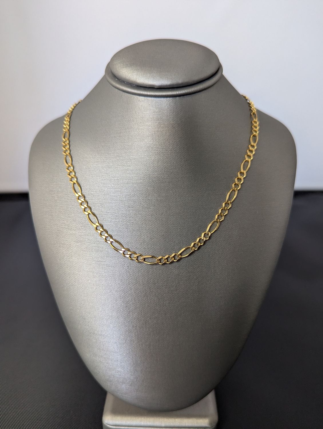 14K YG Flat Figaro Chain (6.8g | 16")