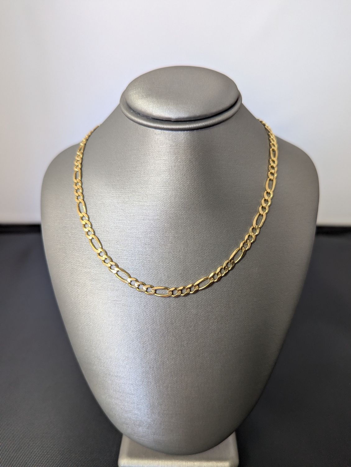 14K YG Figaro Chain (14.3g | 25")