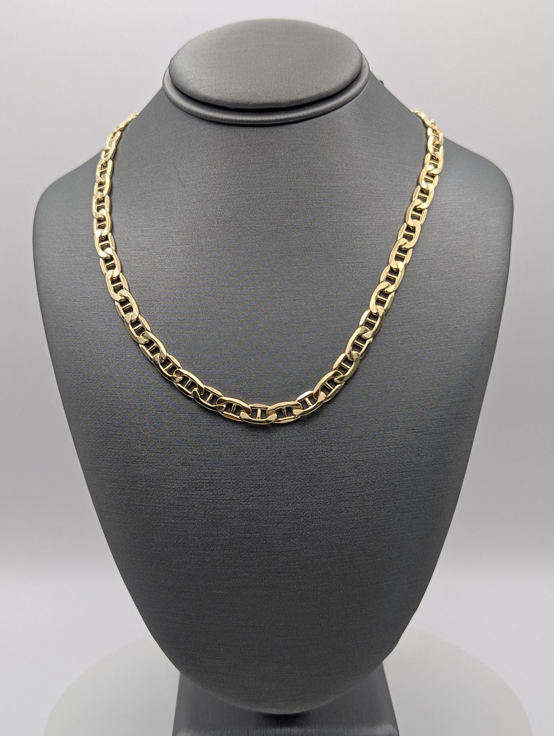 14K YG Hollow Mariner Chain (20" | 12.8g | 5.2mm)
