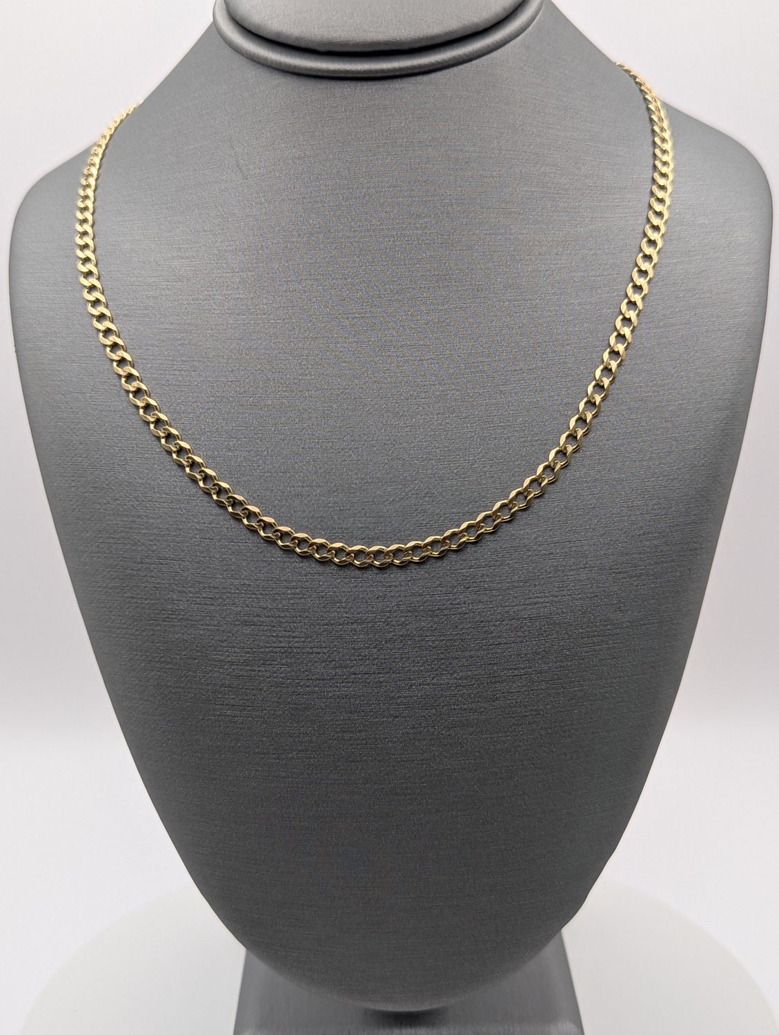 14K YG Curb Chain (20"| 7.5g | 3.4mm)