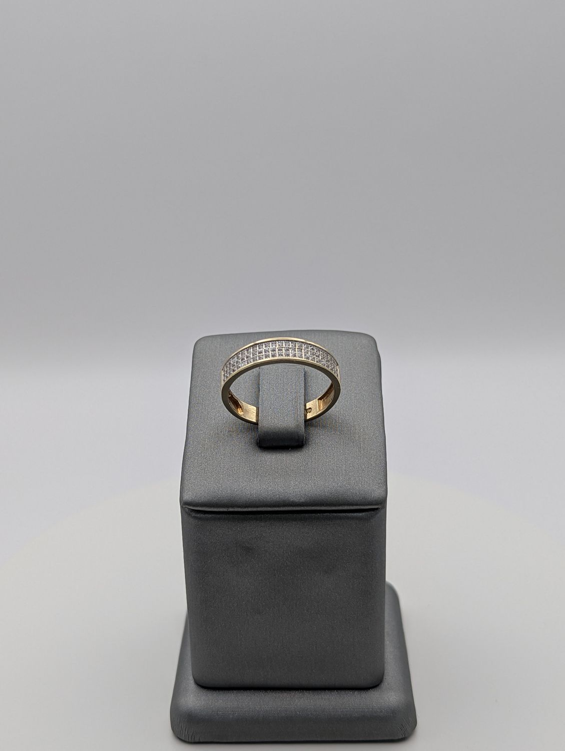 14K YG CZ Wedding Band (S9 | 2.5g)