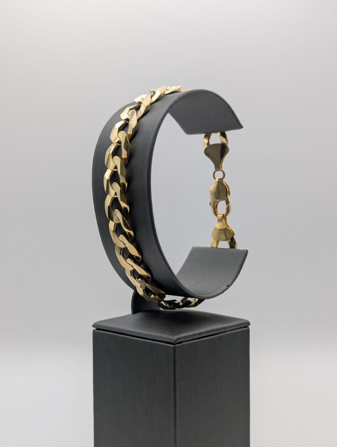 14K YG Curb Bracelet (9.5" | 39.5g)