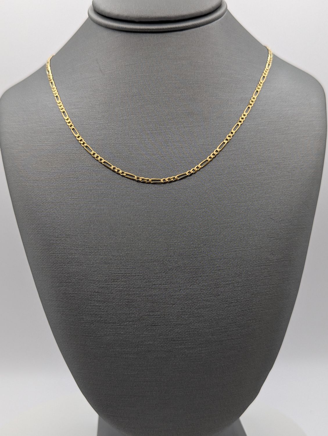 14K YG Figaro Chain (18" | 2.7g | 1.7mm)