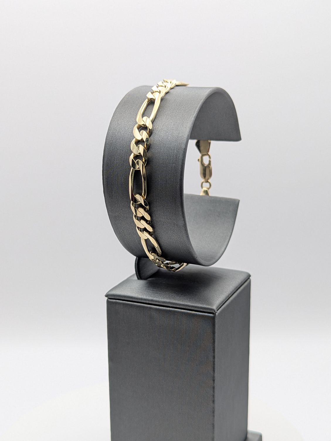 14K YG Figaro Bracelet (8" | 15.9g | 7mm)
