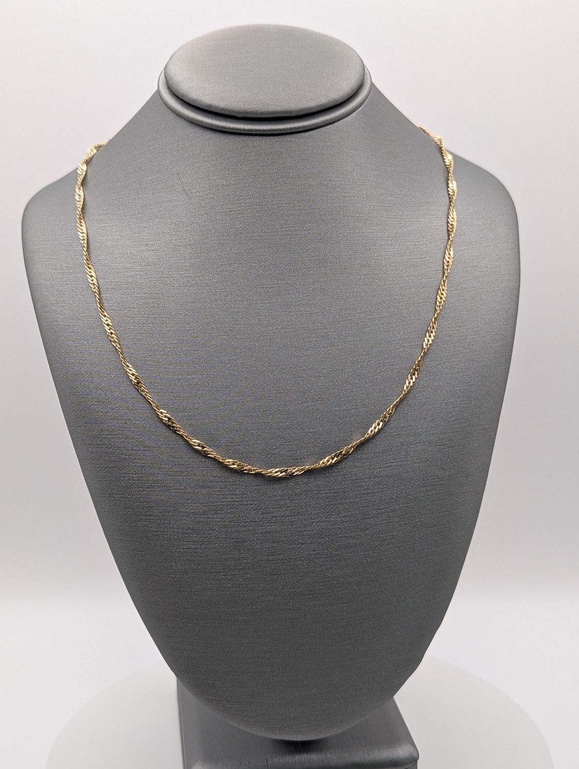 14K YG Singapore Chain (20" | 4.3g | 2mm)