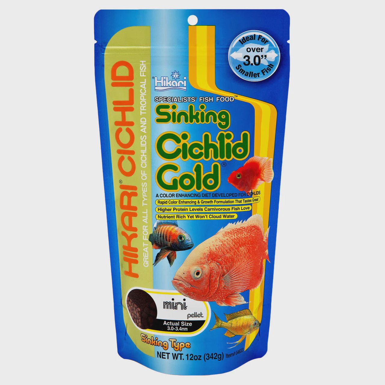 Hikari Cichlid Gold Sinking Mini 12oz