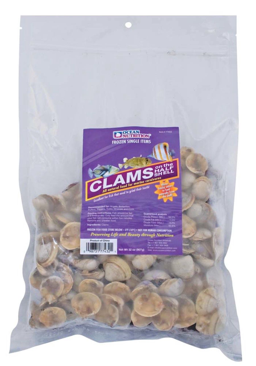 Ocean Nutrition Clams on the Half Shell 32oz
