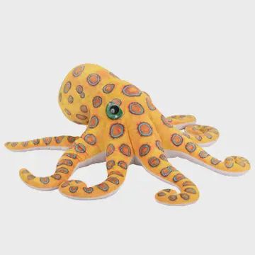 Blue Ring Octopus Stuffed Animal
