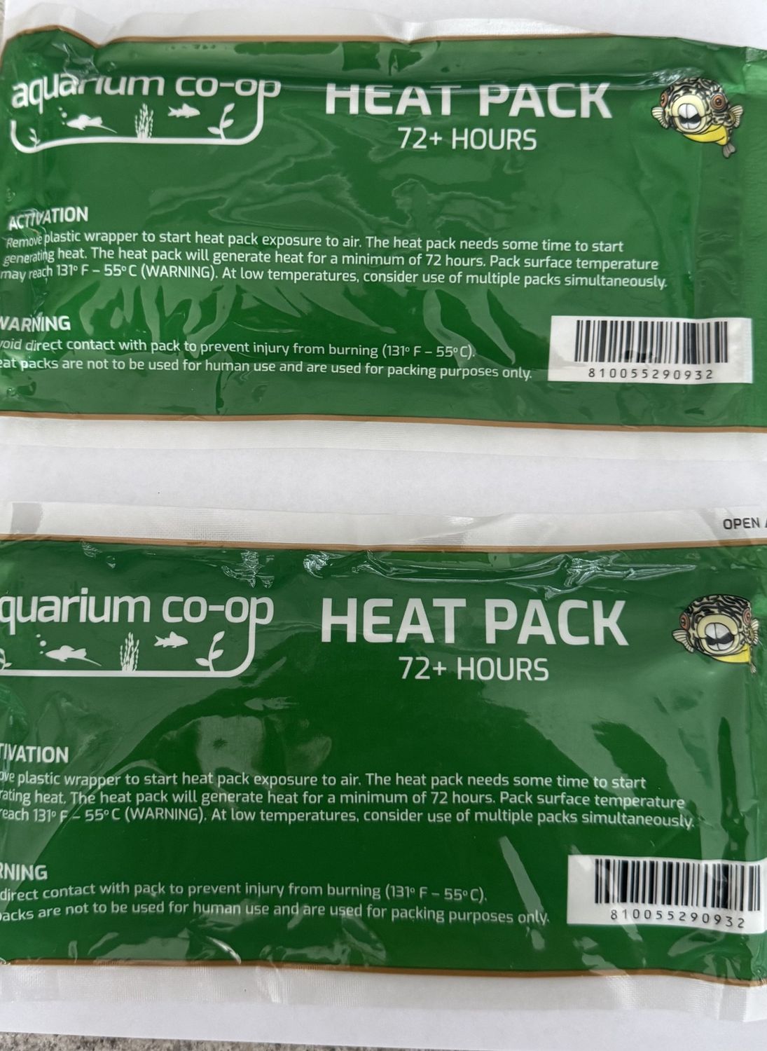 Aquarium Co-Op 72 Hour Heat Pack (2 Pack)