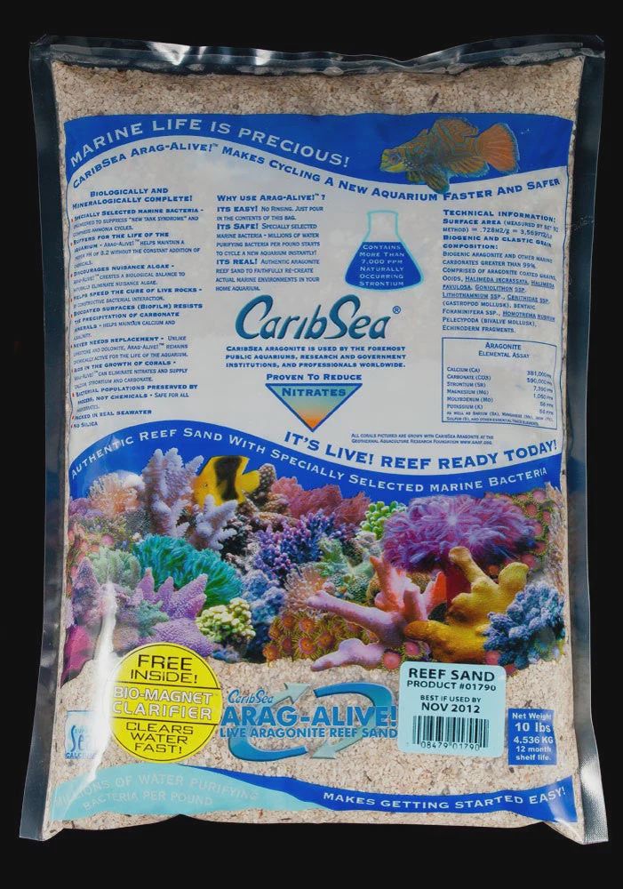 CaribSea Arag-Alive Reef Sand 10lbs