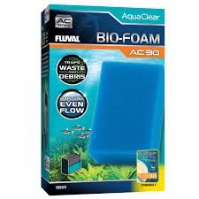 Fluval AC30 BioFoam Filter Insert-Blue 1pk