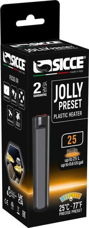 Sicce JOLLY Preset Heater 25w