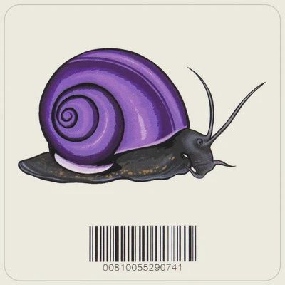 Aquarium Co-Op Purple Mystery Snail Sticker