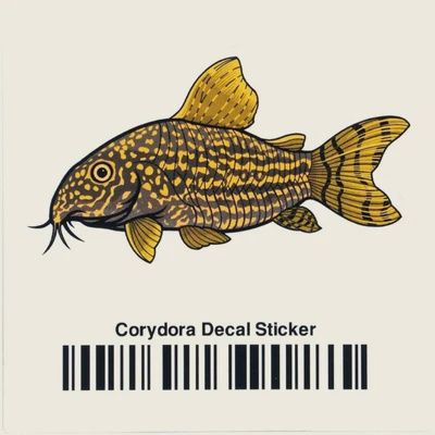 Aquarium Co-Op Corydora Sticker