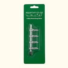 Aquarium Co-Op 4 Way Metal Gang Valve