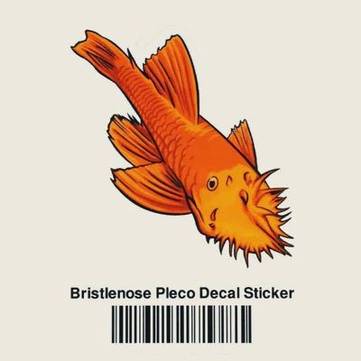 Aquarium Co-Op Bristlenose Pleco Sticker