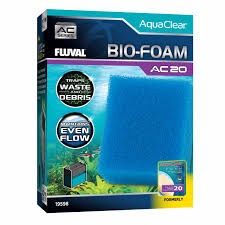 Fluval AC20 BioFoam Filter Insert-Blue 1pk