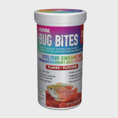 Fluval Bug Bites Color Flakes 90g
